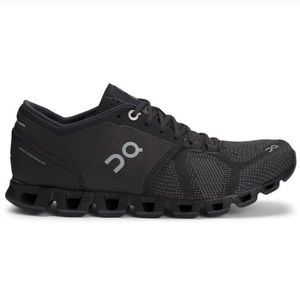 On Cloud X Running Shoes Black Asphalt